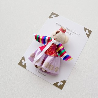 외국인선물 전통 한국기념품 여행 한복 곰돌이 자석 마그넷, 기본구성, 곰돌이 마그넷1P, 단품(포장안함X)