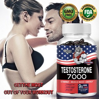 근육 성장 + 근력 + 남성 성능 향상 테스토스테론 부스터 캡슐 120캡슐, 2개, 60정