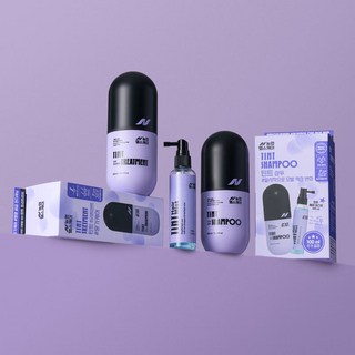 농협헬스케어 새치커버 탈모방지 두피케어 틴트샴푸 2종 세트, 1개