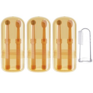 딜메이트 반려동물 실리콘 칫솔 세트, DM19, 4개