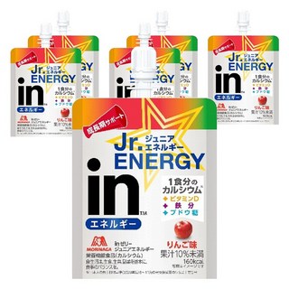 MORINAGA 森永 in青少年能量果凍飲 蘋果味, 6個, 180g