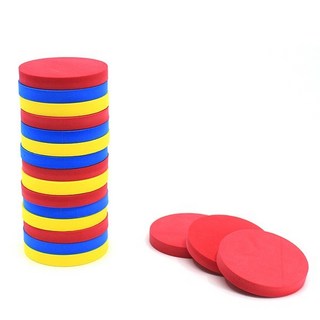 원형7cm 10T EVA 한판 20개 에바폼 (컬러선택), 파랑