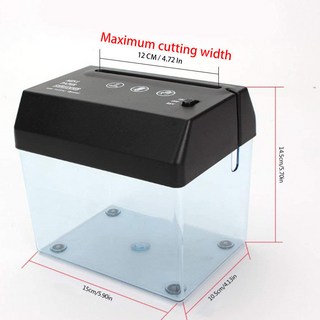桌面家用電動碎紙機 A4/A6紙張粉碎機, A6碎紙機