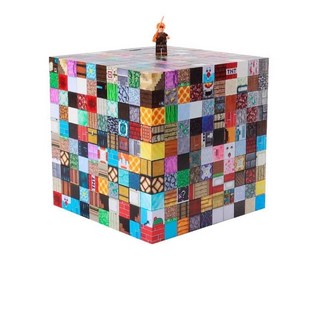 我的世界磁力積木套裝 迷你麥塊拼裝玩具 兒童空間想像力與創造力, 1個, 強磁熱門8款混搭200顆禮盒裝送人偶5隻, 多色混搭
