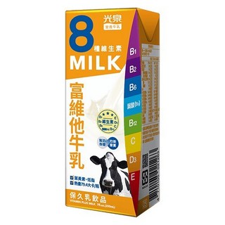 光泉保久乳飲/光泉營養牛乳，隨時補充鈣質與營養，全家大小都喜愛的健康飲品, 1個, 光泉富維他牛乳(常溫)6入組