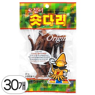 한양식품 주식회사 오징어숏다리, 20g, 30개