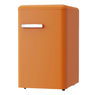 포레홈 미니 소형 스탠드형 김치냉장고 술냉장고 야채냉장고, 92L, 오렌지