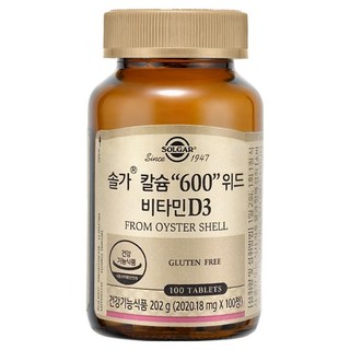 솔가 칼슘 600 위드 비타민 D3, 202g, 1개