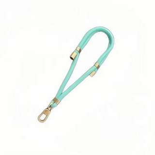 褲公主 手機編織掛繩 手機掛帶吊繩 可調節長短 附贈連接墊片 斜背款 手腕款, 短款湖水綠【手腕款】, 1個