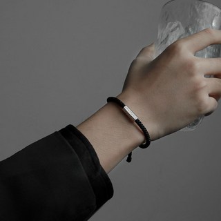 KROF 原創手鏈男潮ins高級感手工編織男士手繩個性女小衆設計男生手飾