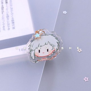 文豪野犬 動漫周邊 江戶川亂步 太宰治 中原中也, 原創中島敦發圈+中島敦發夾, 1個