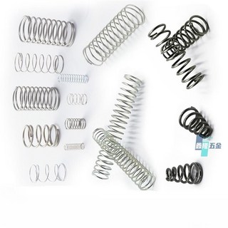 【鑫隆五金】Od13/14/15mm壓縮彈簧壓力彈簧d1.2mm SUS304不銹鋼長10-150mm, 1個, 1.2mm x 14mm,90mm 5PCS