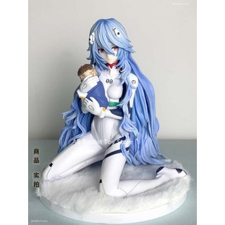 신세기 에반게리온 애니메이션 피규어 아야나미 레이 액션 입상 Eva 긴 머리 무릎 모델 15cm Pvc 컬렉션 장, 01 with box