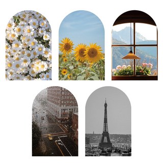 SANS 빈티지 무드 감성 인테리어 아치 미니 포스터 15종, 01-05.