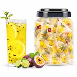 금귤 레몬 패션후르츠 티백 과일차 콜드브루 청귤 꽃과일차 우림 음료, 1개, 30개입, 100g