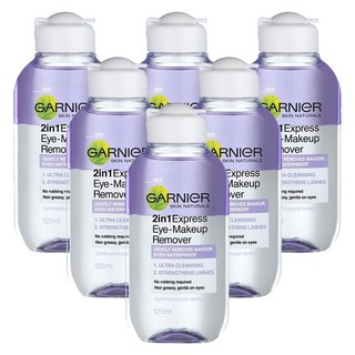 수킨(Sukin) 가니어 익스프레스 2 In 1 아이메이크업 리무버 125ml X 6개, 1세트, 750ml