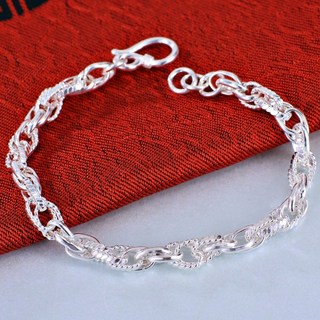 工廠直銷 老鳳祥 999純銀 霸氣粗款 男女士 手鍊足銀 韓版水波麻花 情侶 手飾女禮物