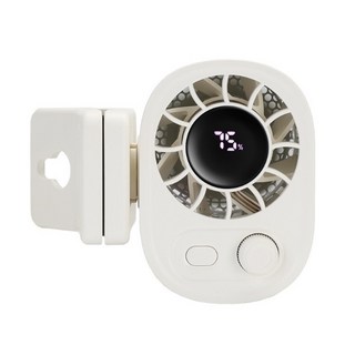 勁祥科技 AR-29戶外夾傘風扇 旋轉夾子風扇 夾傘小風扇 夾腰風扇, 白色