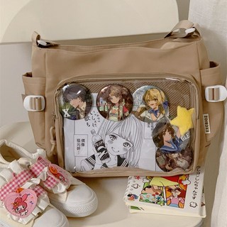 땡큐베리메르시 이타백 덕질가방 아이돌 콘서트 야구 직관 크로스백 투명창 최애템 굿즈 꾸미기 가방