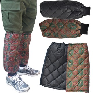 [핸더스] 국산 깔깔이 방수 발토시, 일자형, 블랙, 1개