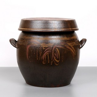 비채 전통 옹기 15리터 항아리 (장독 쌀독 소금독 발효 저장용), 1개