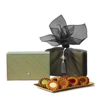 생과방 수제약과 8개 고급선물세트 보자기포장, 1세트, 710g