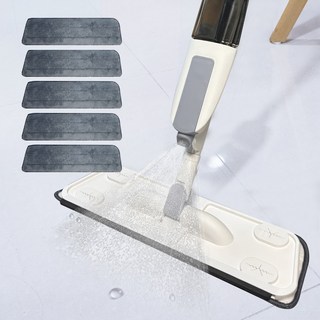 스프레이밀대+스퀴지기능+청소포호환+걸레5장, 1세트