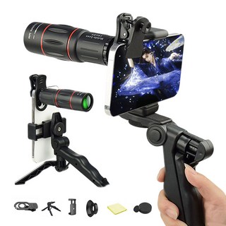 手機長焦望遠鏡 FMC多層鍍膜 適用iPhone與Android 清晰拍攝演唱會與偶像, 25mm