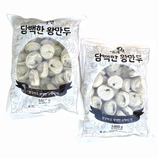 새마원 푸짐한 담백한 고기 왕만두 3kg, 2개