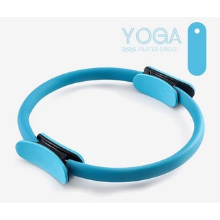 普拉提圈 健身環 瑜珈環 加厚泡棉 高彈耐用 美體塑形 多功能運動圈 天空藍, 1個, 天空藍【加厚泡棉｜正規專業訓練版】