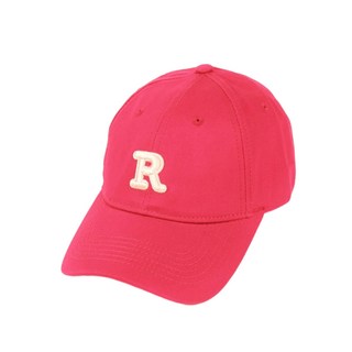 와인 컬러 R 로고 야구 모자 심플 에mbroidered 디자인 트렌디 스트릿 패션