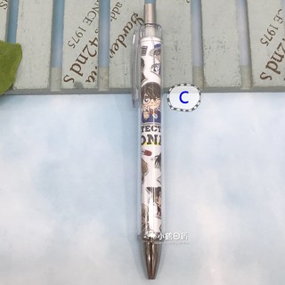 小鶴日貨【現貨】日本正版名偵探柯南滿版圖案圓珠筆原子筆0.5mm, 1個, C-CR53167【現貨】, 黑色