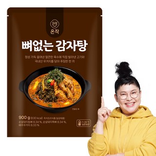온작 뼈없는 감자탕, 900g, 4개