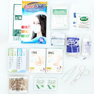 구급용품 상비약 비상약 세트, 16종