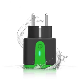 Aubess 야외 방수 스마트 플러그 16A WiFi 원격 제어 소켓 전력 모니터 기능 용 Tuya 라이프 Alexa, 01 벽면 소켓, 01 100240V, 04 1PCS