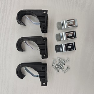 커블 커튼 봉브라켓 봉걸이 1세트