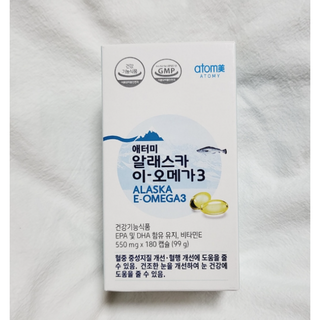 [애터미 오메가3] EPA 및DHA함유 이- 오메가3, 180정, 3개