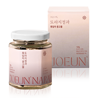 조은나래 흑임자 콩고물 도라지정과 건강간식, 1박스, 120g