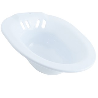 坐浴盆 - 舒適清潔護理，人體工學設計，方便收納, 1個, 白色
