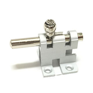 鋁合金高腳門栓 加長款 銀色, 1個