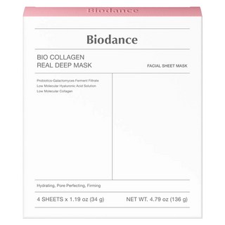 바이오던스 바이오 콜라겐 리얼 딥 마스크, 4개입, 1개