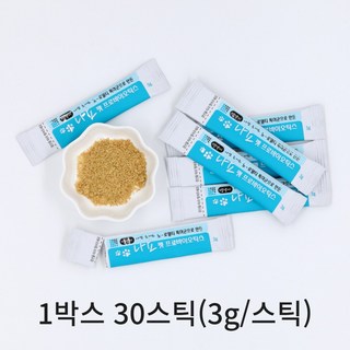 나요 펫 프로바이오틱스, 장건강/유산균, 1세트, 고소한 콩가루, 30회분