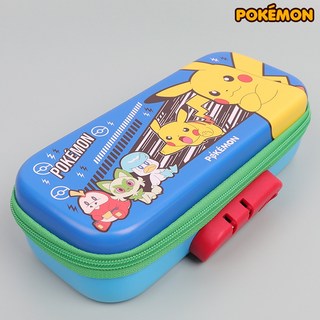 포켓몬 정품 비밀번호 필통 초등 학생 펜슬케이스, 블루