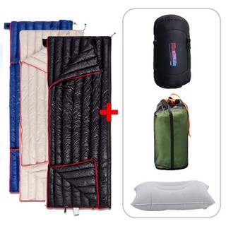 듀라맥스 침낭 사각형 400g 여름 사계절 차박 낚시 초경량 구스, 1개, 베이지