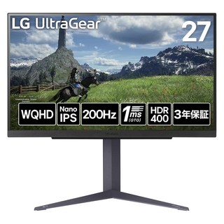 [VGP2025 LG UltraGear 27GS85Q-B IPS 1ms(GTG)DCI-P3 98%DisplayHDR 금상] 게이밍 모니터