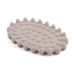 욕실 배수 세라믹 비누 상자 보관 랙 스폰지 홀더 휴대용 미끄럼 방지 트레이 샤워 접시, 03 Khaki