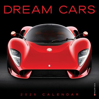 (英文圖書)Dream Cars 2026 7 X 7 Mini Wall Calendar Spiral, Willow Creek Press Calendars, 英文, 線圈裝訂