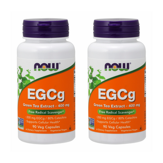 나우푸드 EGCg 녹차 추출물 400mg 베지 캡슐, 2개, 90정