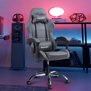 電腦椅傢用電競椅可躺舒適賽車椅人體工學辦公椅遊戲競技椅子跨境, 灰黑聯動扶手可躺135度+鋼製腳（推薦）