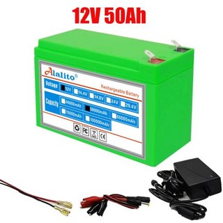 12V 100Ah 18650 리튬 배터리 팩 3S7P 태양 에너지 전기 자동차 3A 용, 05 12V 50Ah, 1개